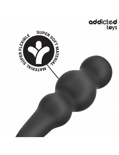 ADDICTED TOYS - PLUG ANAL CON ANILLO SILICONA MODELO 1