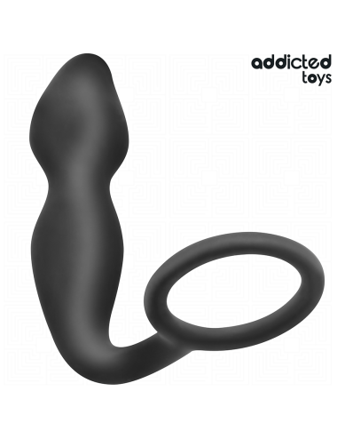 ADDICTED TOYS - PLUG ANAL CON ANILLO SILICONA MODELO 2