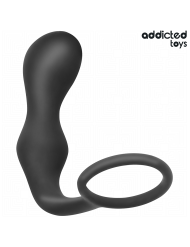 ADDICTED TOYS - PLUG ANAL CON ANILLO SILICONA MODELO 3