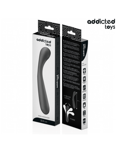 ADDICTED TOYS - MASAJEADOR ANAL DOBLE SILICONA 22,5 CM