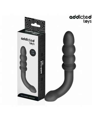 ADDICTED TOYS - MASAJEADOR ANAL DOBLE SILICONA 16