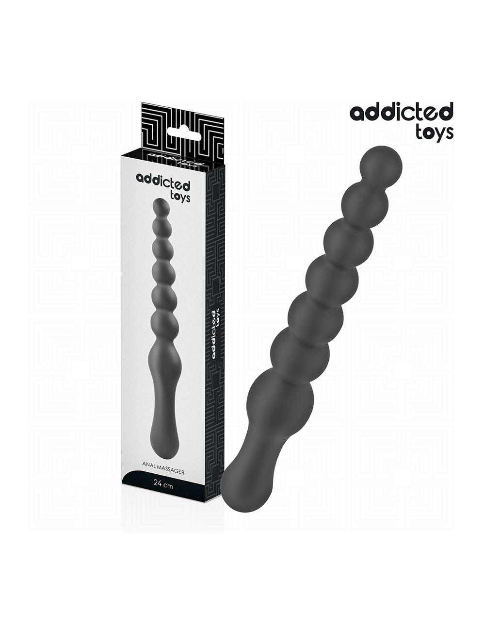 ADDICTED TOYS - MASAJEADOR ANAL DOBLE SILICONA 24 CM ADDICTED TOYS - MASAJEADOR ANAL DOBLE SILICONA 24 CM