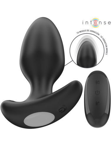 INTENSE - JOEY PLUG ANAL 10 VIBRACIONES NEGRO CONTROL REMOTO