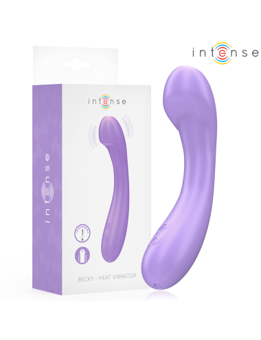 INTENSE - BECKY VIBRADOR 19 CM CALENTABLE 7 VIBRACIONES MORADO