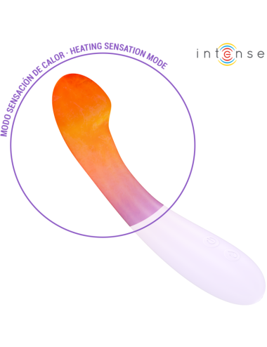INTENSE - BECKY VIBRADOR 19 CM CALENTABLE 7 VIBRACIONES MORADO