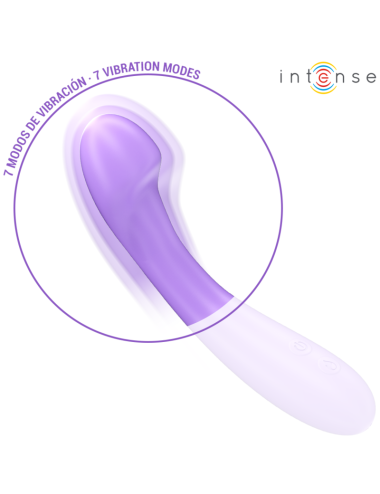 INTENSE - BECKY VIBRADOR 19 CM CALENTABLE 7 VIBRACIONES MORADO