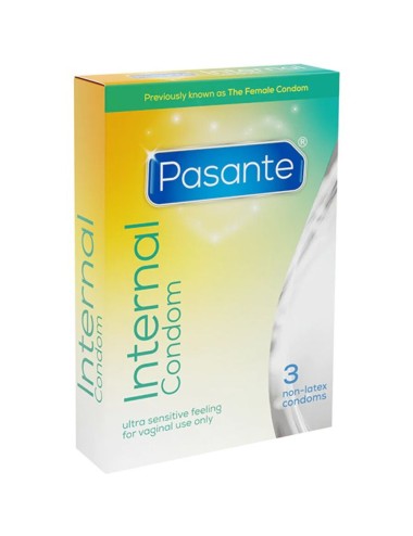 PASANTE - INTERNAL PRESERVATIVO SIN LATEX 3 UNIDADES
