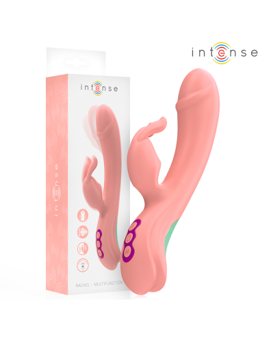 INTENSE - RACHEL VIBRADOR RABBIT 5 VIBRACIONES ROSA