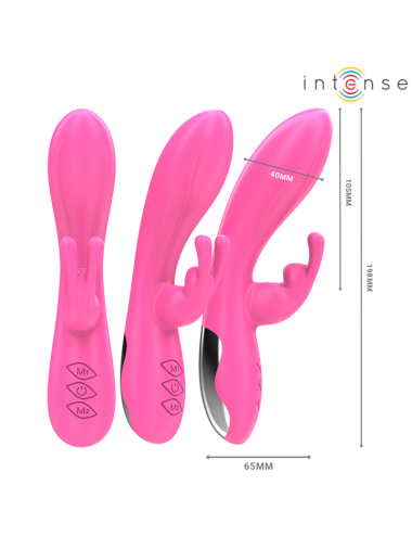 INTENSE - RANDALL VIBRADOR RABBIT 10 VIBRACIONES ROSA