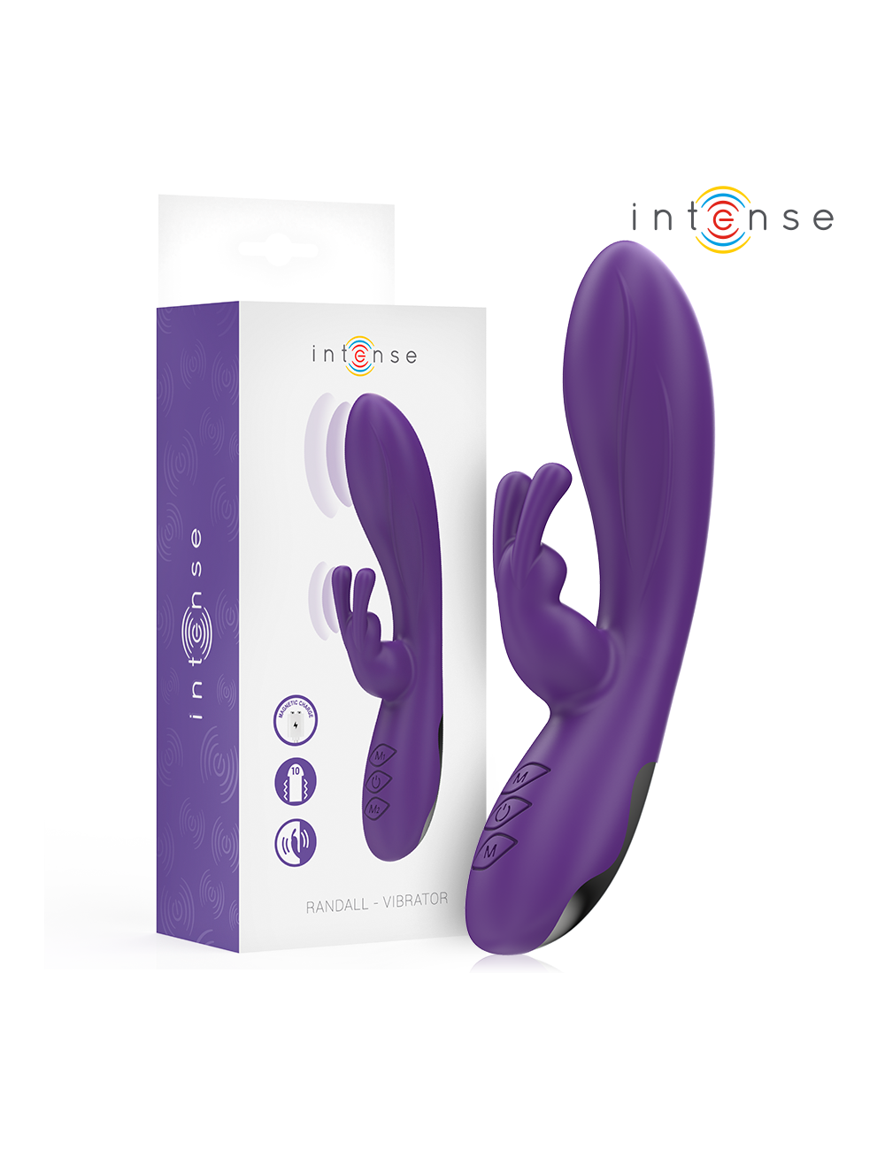 INTENSE - RANDALL VIBRADOR RABBIT 10 VIBRACIONES MORADO
