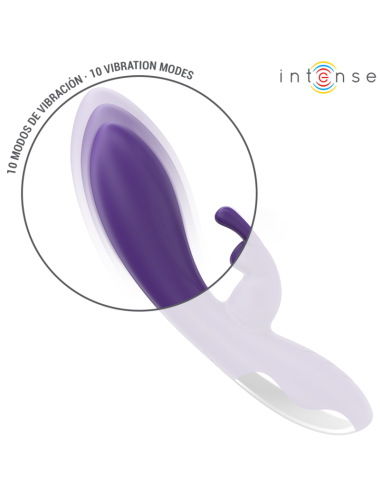 INTENSE - RANDALL VIBRADOR RABBIT 10 VIBRACIONES MORADO