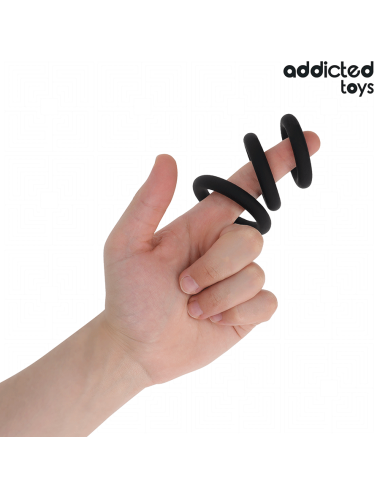 ADDICTED TOYS - SET DE ANILLOS SILICONA MODELO 1