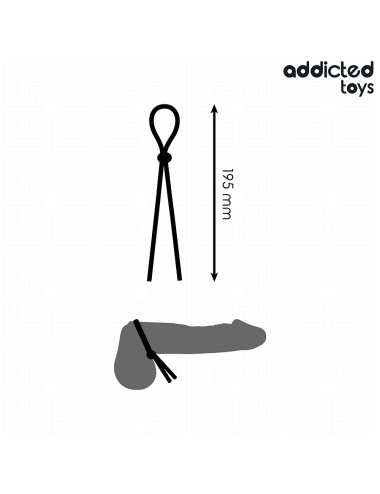 ADDICTED TOYS - CUERDA SILICONA PARA EL PENE DE LAZO SIMPLE