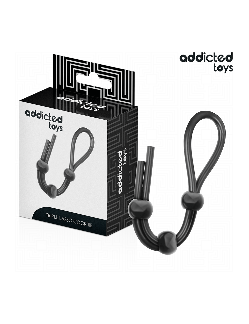 ADDICTED TOYS - CUERDA SILICONA PARA EL PENE DE LAZO TRIPLE ADDICTED TOYS - CUERDA SILICONA PARA EL PENE DE LAZO TRIPLE