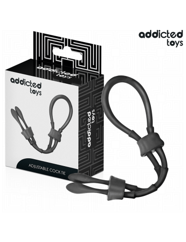 ADDICTED TOYS - CUERDA SILICONA AJUSTABLE PARA EL PENE
