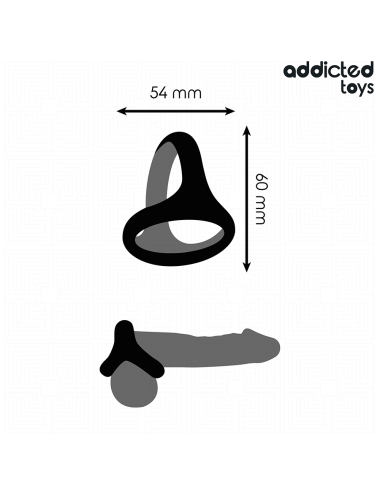 ADDICTED TOYS - ANILLO TRIPLE GRUESO PARA EL PENE
