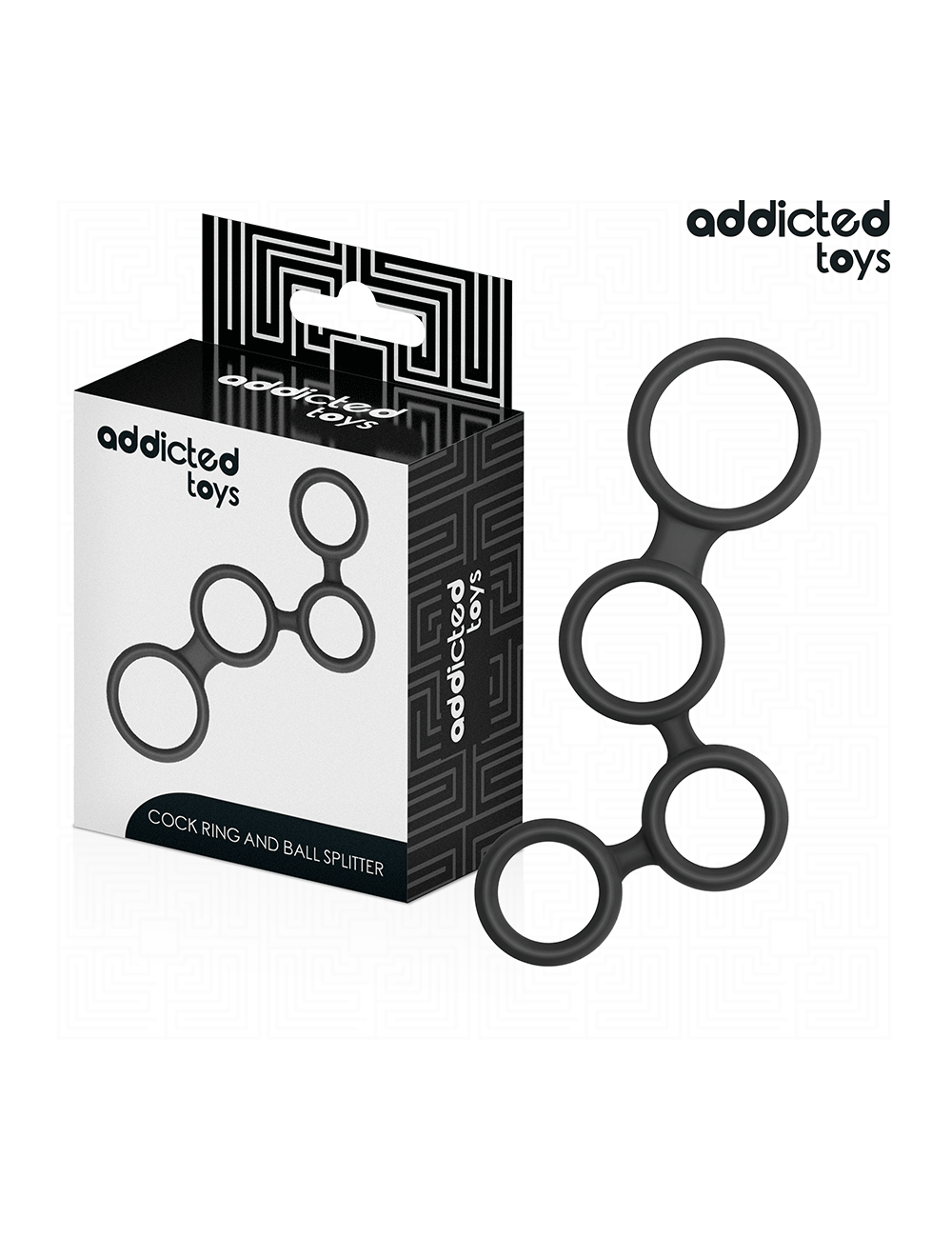 ADDICTED TOYS - ANILLO PARA EL PENE CON DIVISORES PARA TESTÍCULOS ADDICTED TOYS - ANILLO PARA EL PENE CON DIVISORES PARA TESTÍCULOS