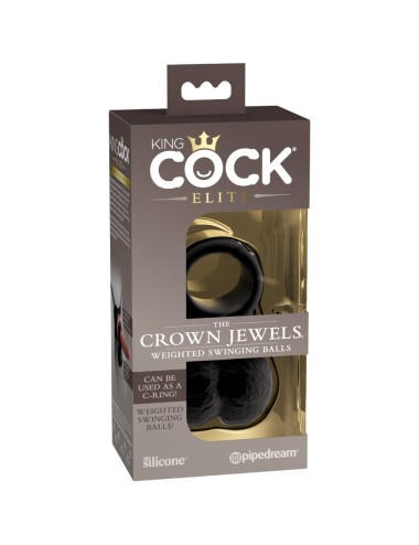 KING COCK - TESTÍCULOS BALANCEANTES CON PESO SILICONA