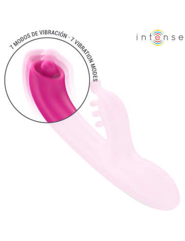 INTENSE - CHRISTINA VIBRADOR MULTIFUNCIÓN RABBIT 22.5 CM ROSA