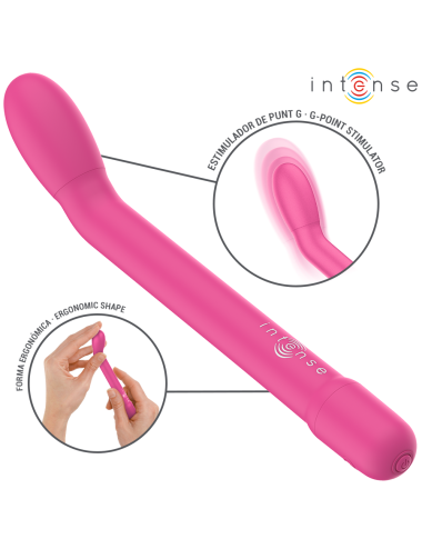 INTENSE - ESTIMULADOR PUNTO-G ROSA RECARGABLE