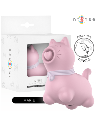 INTENSE - ESTIMULADOR PUPP LENGUA PULSACIÓN PARA CLÍTORIS ROSA