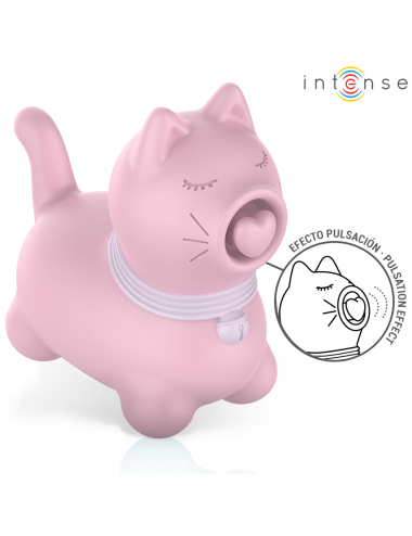 INTENSE - ESTIMULADOR PUPP LENGUA PULSACIÓN PARA CLÍTORIS ROSA