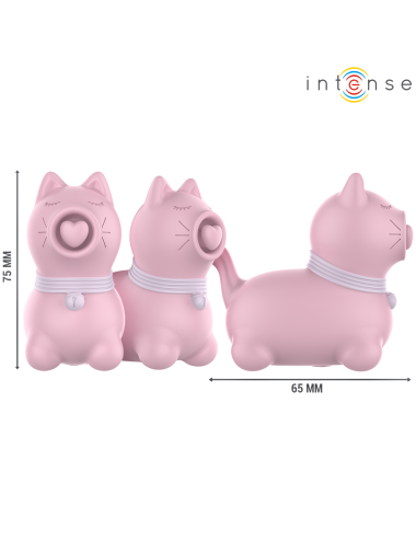 INTENSE - ESTIMULADOR PUPP LENGUA PULSACIÓN PARA CLÍTORIS ROSA