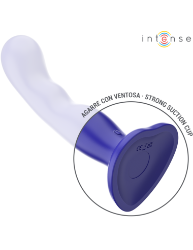 INTENSE - SHORTY VIBRADOR CON VENTOSA AZUL CONTROL REMOTO
