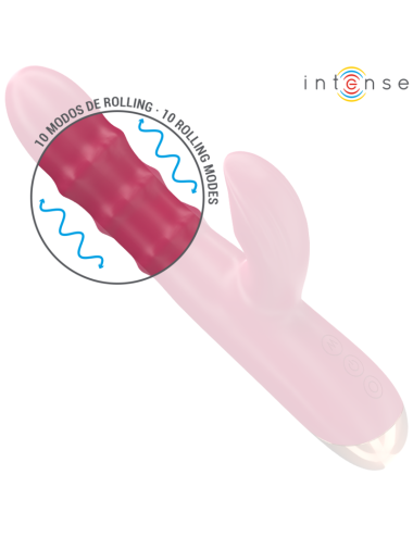 INTENSE - CHLOE VIBRADOR MULTIFUNCIÓN 3 EN 1 ROJO