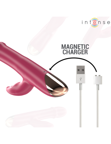 INTENSE - CHLOE VIBRADOR MULTIFUNCIÓN 3 EN 1 ROJO