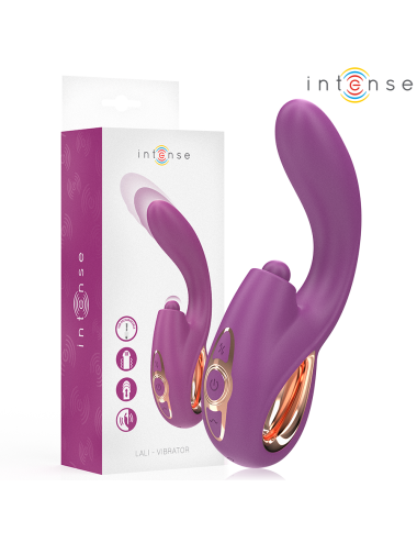 INTENSE - LALI VIBRADOR PUNTO G MULTIFUNCIÓN ESTIMULACIÓN & EMPUJE & VIBRACIÓN MORADO