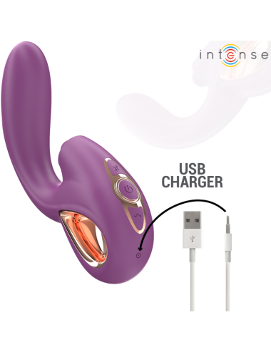 INTENSE - LALI VIBRADOR PUNTO G MULTIFUNCIÓN ESTIMULACIÓN & EMPUJE & VIBRACIÓN MORADO