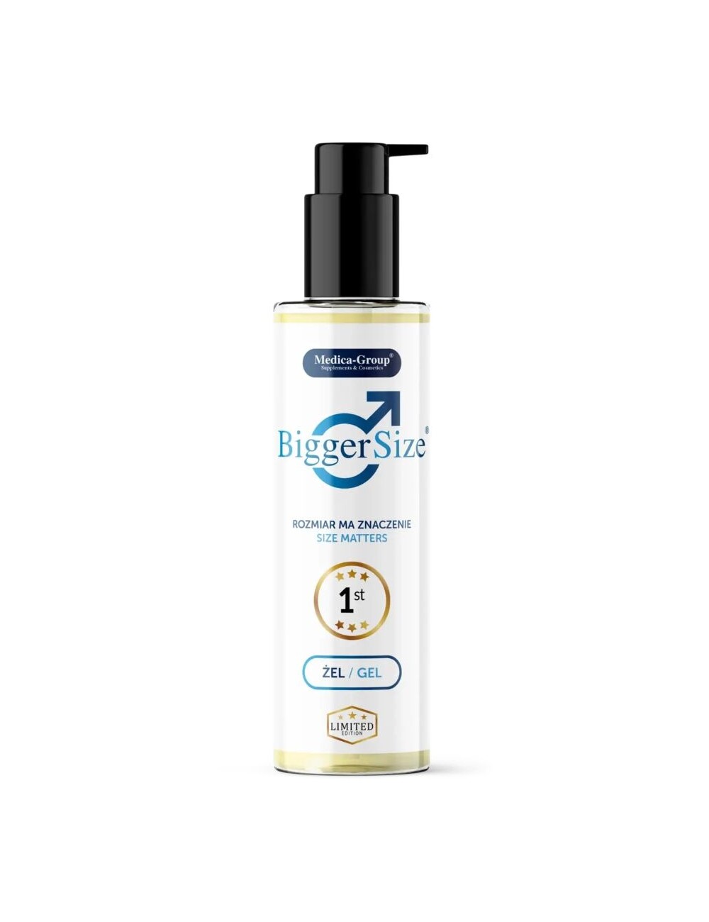 MEDICA GROUP - BIGGER SIZE GEL ÍNTIMO PARA HOMBRE 150 ML MEDICA GROUP - BIGGER SIZE GEL ÍNTIMO PARA HOMBRE 150 ML