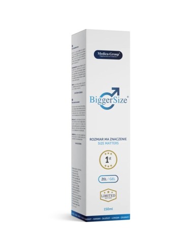 MEDICA GROUP - BIGGER SIZE GEL ÍNTIMO PARA HOMBRE 150 ML