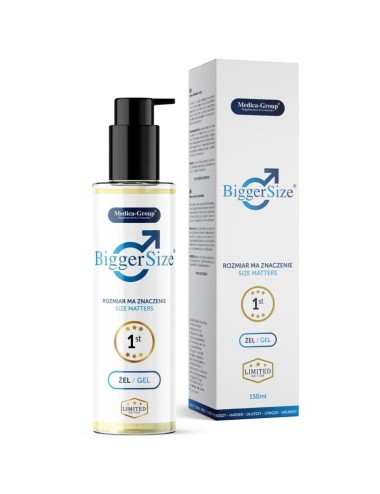 MEDICA GROUP - BIGGER SIZE GEL ÍNTIMO PARA HOMBRE 150 ML