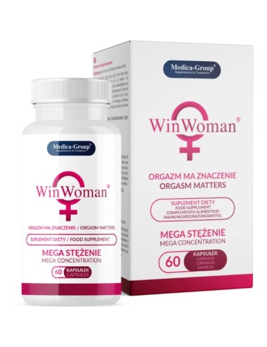 MEDICA GROUP - WIN WOMAN AUMENTO LÍBIDO FEMENINO 60 CÁPSULAS
