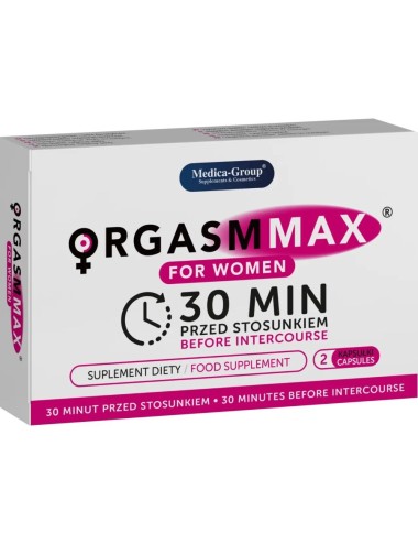 MEDICA GROUP - ORGASM MAX CÁPSULAS PARA MUJER 2 UDS