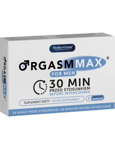 MEDICA GROUP - ORGASM MAX CÁPSULAS PARA HOMBRE 2 UDS
