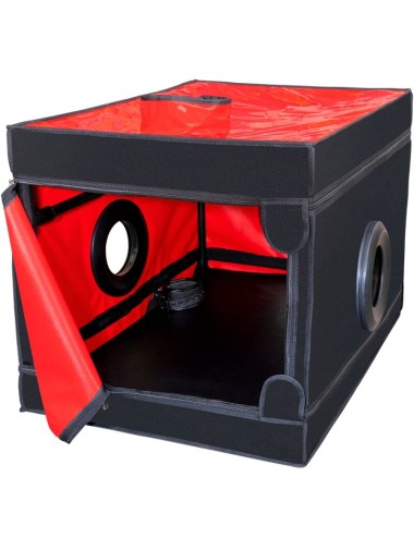 SECRET DOME - KINK CLUB LA NICHE CABINA  NEGRO & ROJO