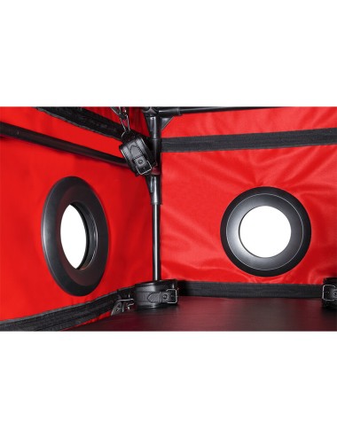 SECRET DOME - KINK CLUB LA NICHE CABINA  NEGRO & ROJO