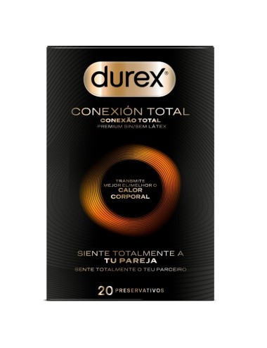 DUREX - CONEXIÓN TOTAL ULTRA FINO PLUS SIN LÁTEX 20 UNIDADES