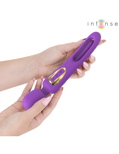 INTENSE - CHRISTY VIBRADOR WAND CON LENGUA GIRATORIA