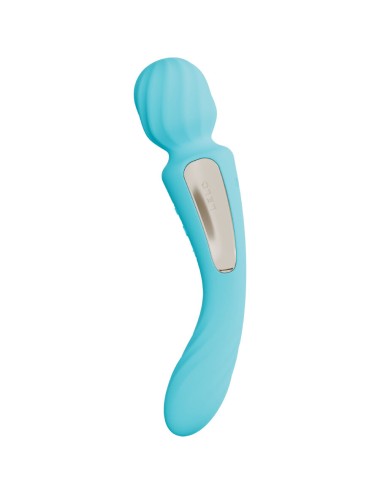 LELO - SWITCH VIBRADOR WANDA ESTIMULACIÓN DOBLE CELESTE