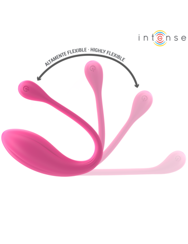 INTENSE - JANICE VIBRADOR U DOBLE ESTIMULACIÓN 10 VIBRACIONES ROSA CONTROL REMOTO
