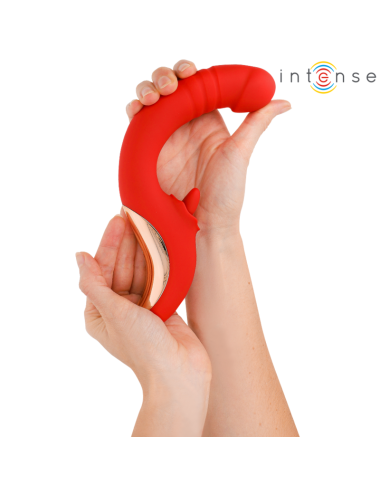INTENSE - PAULINA VIBRADOR & ESTIMULADOR EN FORMA DE U ROJO