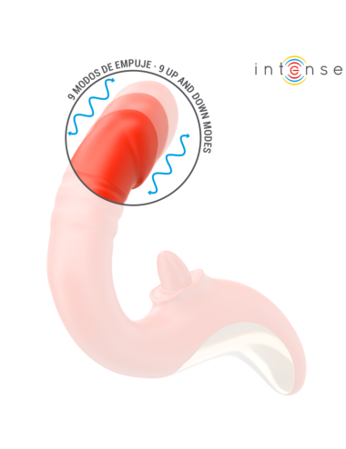 INTENSE - PAULINA VIBRADOR & ESTIMULADOR EN FORMA DE U ROJO