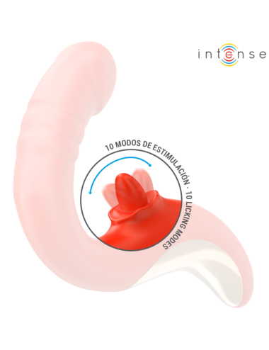 INTENSE - PAULINA VIBRADOR & ESTIMULADOR EN FORMA DE U ROJO