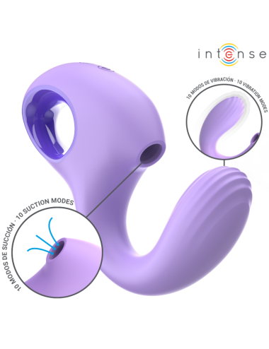 INTENSE - BAXTER VIBRADOR & ESTIMULADOR VIOLETA