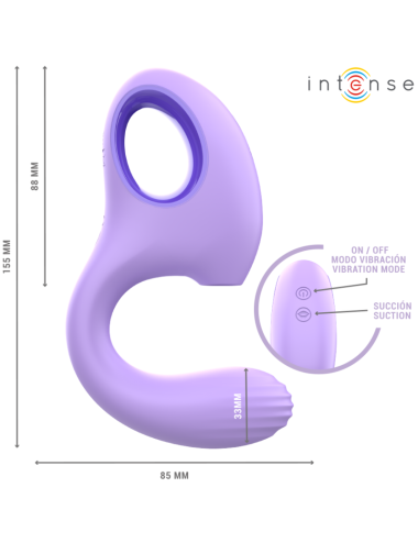 INTENSE - BAXTER VIBRADOR & ESTIMULADOR VIOLETA