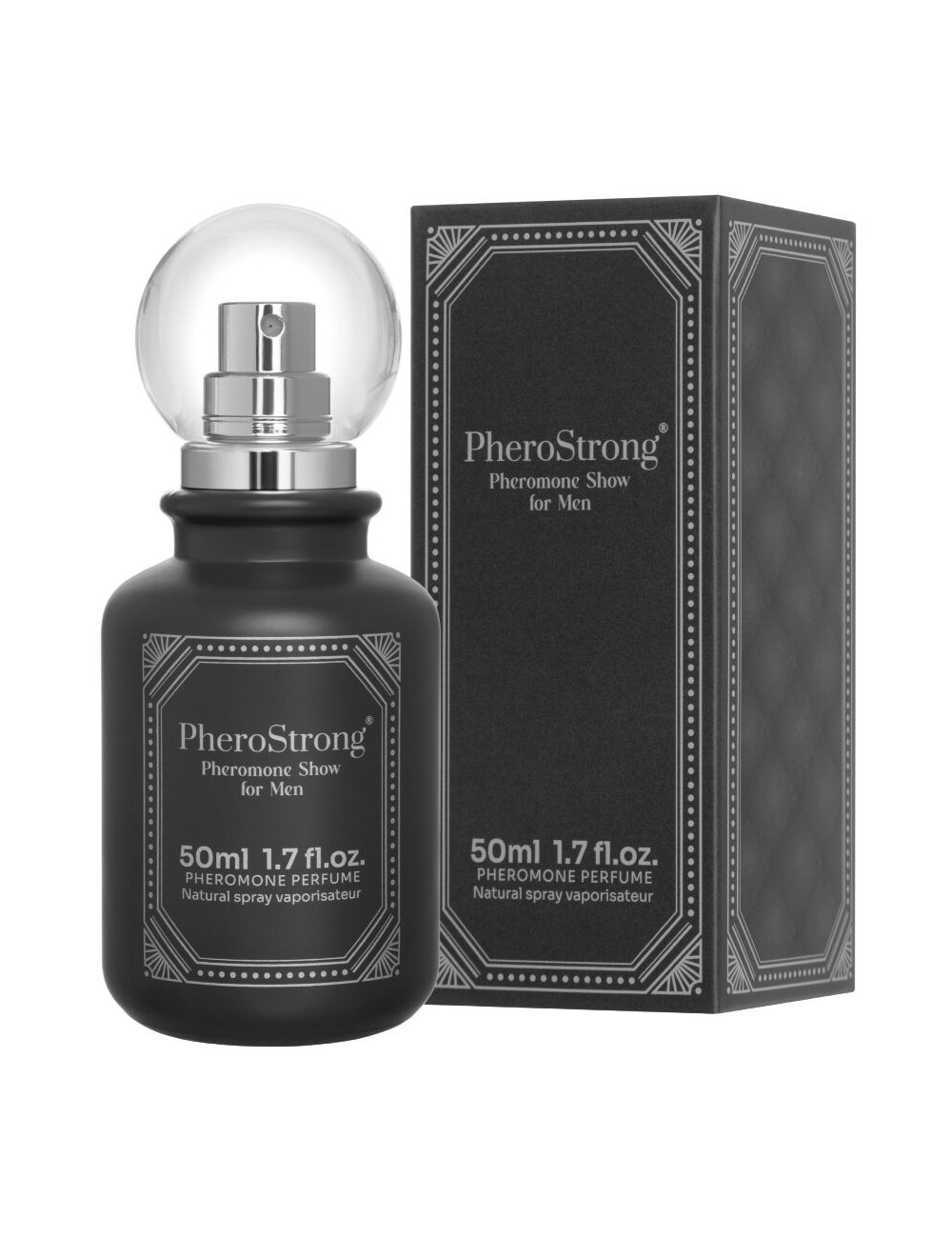 PHEROSTRONG - PERFUME CON FEROMONAS SHOW PARA HOMBRE 50 ML PHEROSTRONG - PERFUME CON FEROMONAS SHOW PARA HOMBRE 50 ML